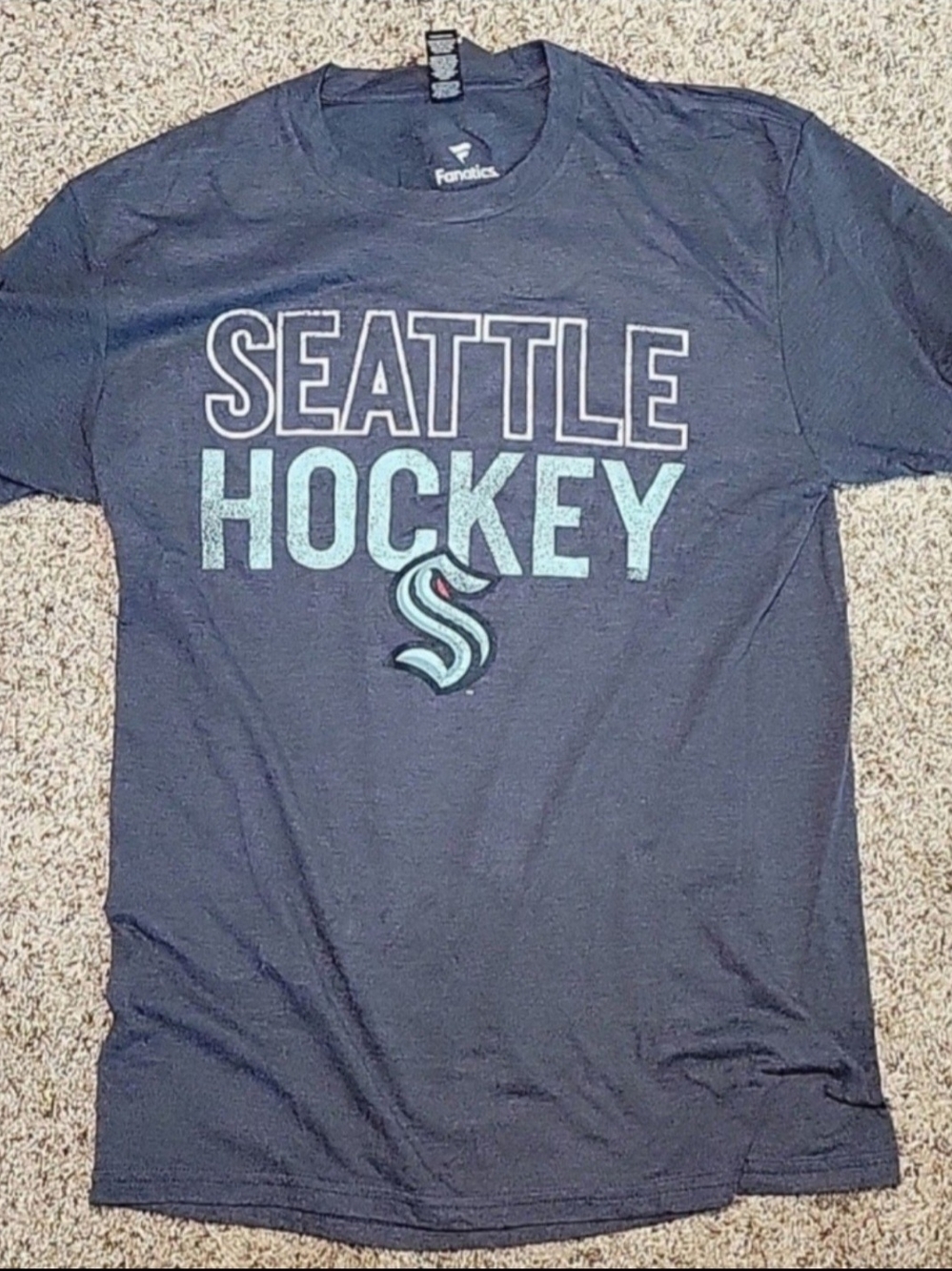 Fanatics Navy T-Shirt with Teal Accent